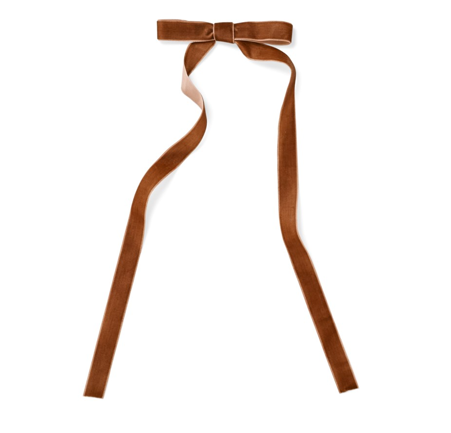 Thin Velvet Clip Bow Set/5