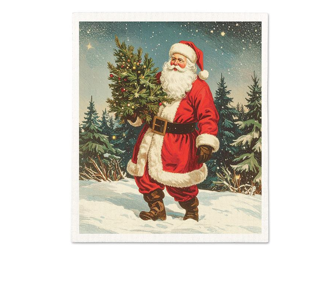 Holiday Swedish Dishcloth