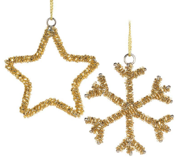 Beaded Outline Ornament