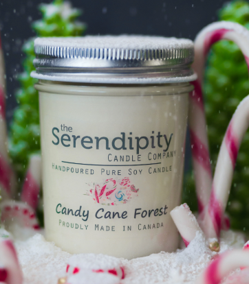 Serendipity 8OZ Mason Jar Holiday Candle