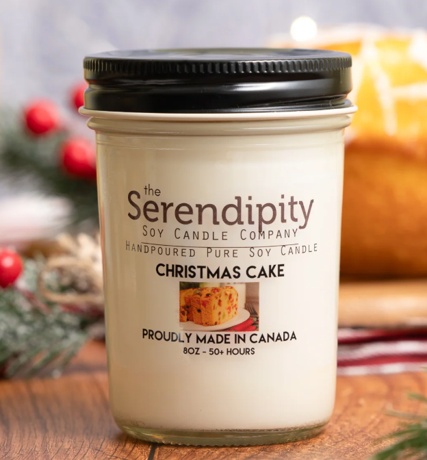 Serendipity 8OZ Mason Jar Holiday Candle