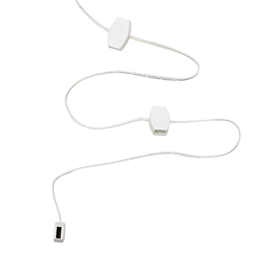 USB Extension Cord W/6 Outlets (White) 6FT