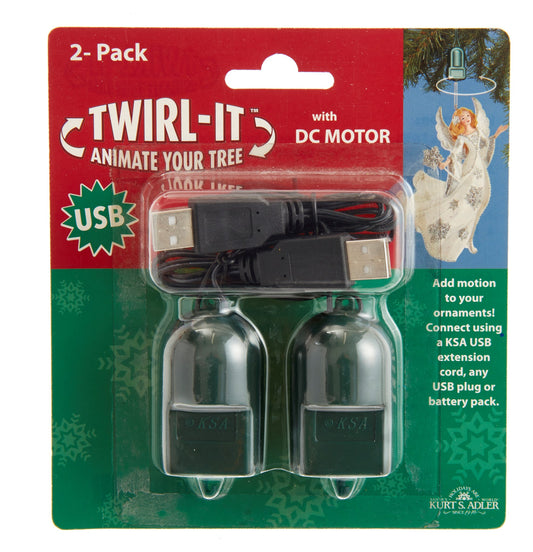 USB 2PKG Ornament Spinners (Twirl It)