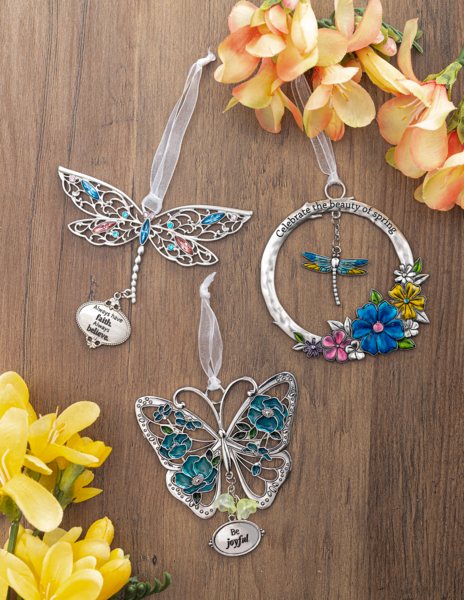 Easter Wishes & Butterfly Kisses ASST Ornaments