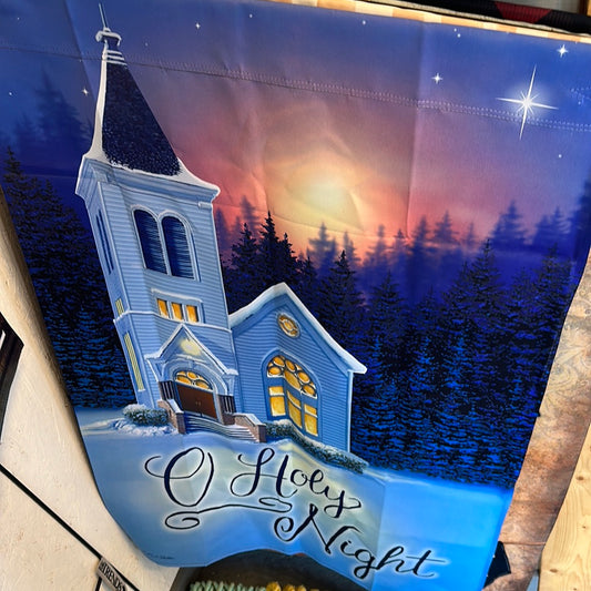 O Holy Night Large Flag