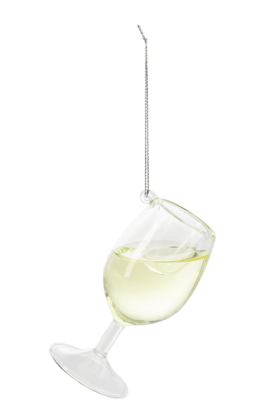 Cheer Donay Wine Glass Ornament